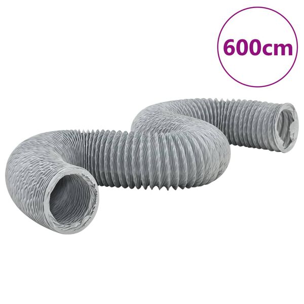 vidaXL Ilmanpoistokanava PVC 6 m &Oslash;12,5 cm