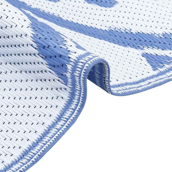 vidaXL Ulkokäyttöön tarkoitettu matto ARAKIL Vaaleansininen