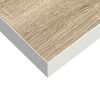 vidaXL Kelluvat sein&auml;hyllyt 4 kpl tammi ja valkoinen 60x23,5x3,8 MDF