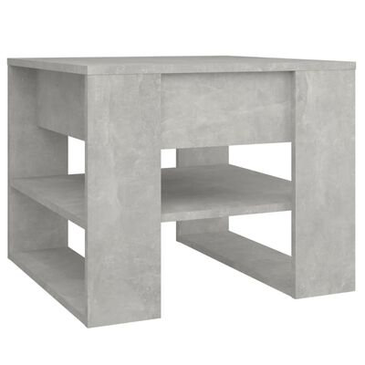 vidaXL Sohvapöytä betoninharmaa 55,5x55x45 cm tekninen puu