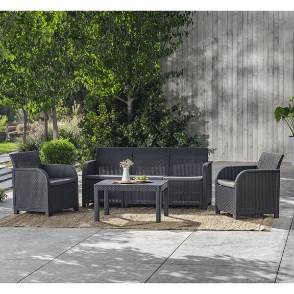 Keter Puutarhapöytä Rosalie grafiitti