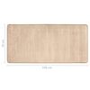 vidaXL Makuuhuoneen matot Shaggy korkea nukka 3 kpl beige