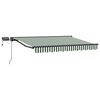 vidaXL Manuaalinen markiisin runko LED-valoilla 3,5 x 2,5 m