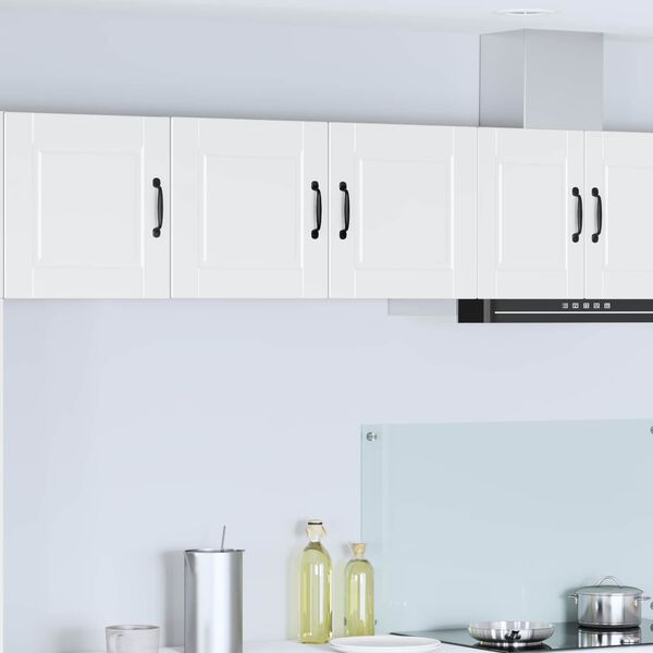 vidaXL Keitti&ouml;kaappi hyllyll&auml; Valkoinen 80 x 31 x 40 cm Tekninen puu