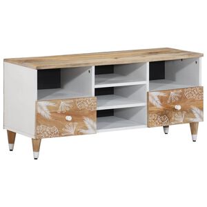 vidaXL TV Kaappi 100x33,5x46 cm Massiivipuu Mango