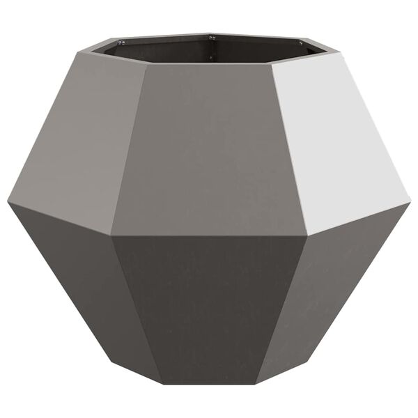 vidaXL Kukkalaatikko Ruosteinen 75 x 75 x 60 cm Kulunut Ter&auml;s