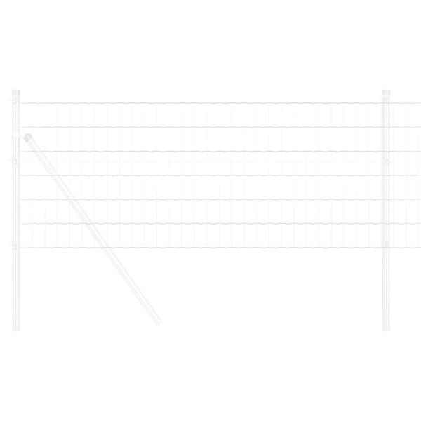 vidaXL Euroaita Hopea 0.4 x 50 m Kuumasinkitty rauta