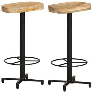 vidaXL Baarijakkarat 2 kpl 76 cm t&auml;ysi mangopuu