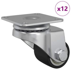 vidaXL Kierre 12 pcs Hopea 44,1 x 44,1 x 1,95 mm Nailon