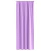 vidaXL Piment&auml;v&auml; verho renkailla 2 pcs Violetti 225 x 140 cm