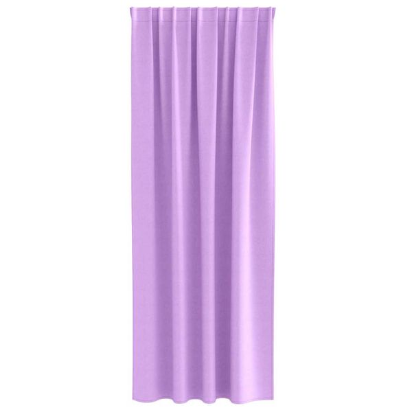 vidaXL Piment&auml;v&auml; verho renkailla 2 pcs Violetti 225 x 140 cm