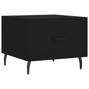 vidaXL Sohvap&ouml;yt&auml; musta 50x50x40 cm tekninen puu