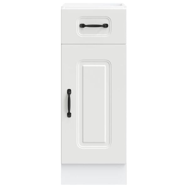 vidaXL Keitti&ouml;n pohjakaappi Kalmar valkoinen tekninen puu