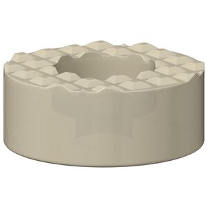 vidaXL Tuolinjalan lattiasuojat 2 kpl L&auml;pin&auml;kyv&auml; &Oslash; 15 x 16 mm