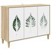 vidaXL Sivup&ouml;yt&auml; HANAU Sonoma 102 x 33 x 75 cm Tekninen puu