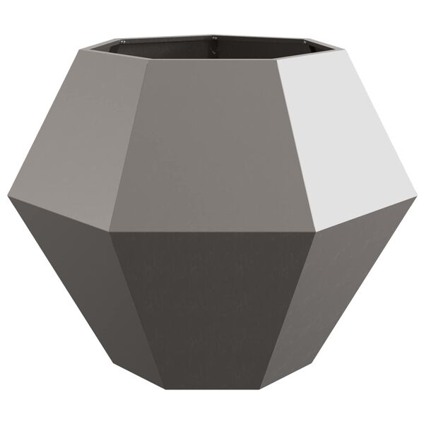 vidaXL Kukkalaatikko 2 pcs Ruosteinen 100 x 100 x 80 cm Kulunut Ter&auml;s