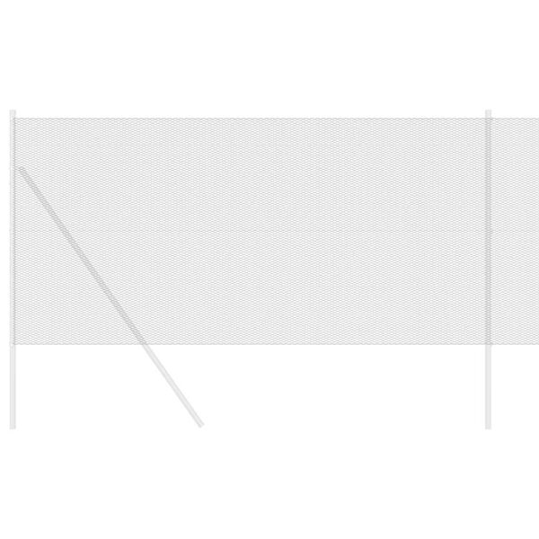 vidaXL Kuusikulmainen aita Harmaa 1.2 x 50 m Teräs