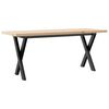vidaXL Sohvap&ouml;yt&auml; X-runko 110x40x45,5 cm t&auml;ysi m&auml;nty ja ter&auml;st&auml;