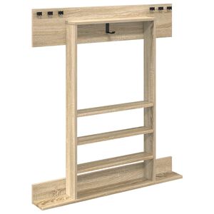 vidaXL Biljardikeppiteline Tekninen puu 93 x 12 x 103 cm Sonoma