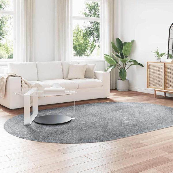 vidaXL Pörrömatto korkeanukkainen NAVARRA vaaleanharmaa 300x200 cm