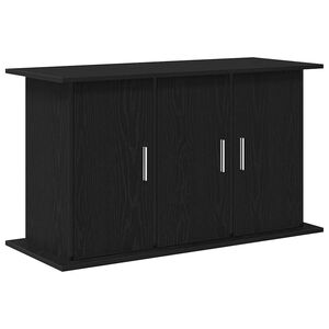 vidaXL Akvaarioteline musta tammi 101x41x58 cm tekopuu