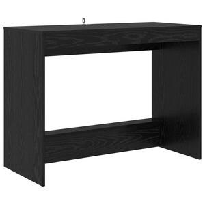 vidaXL S&auml;nky P&ouml;yt&auml; Musta tammi Tekninen puu 100 x 45 x 75 cm