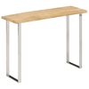 vidaXL Konsolip&ouml;yt&auml; el&auml;vill&auml; reunoilla 105x33x76 cm t&auml;ysi mangopuu