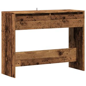 vidaXL Konsolip&ouml;yt&auml; vanhaa puuta 100x35x76,5 cm lastulevy