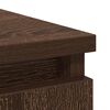 vidaXL Senkki laatikoilla ruskea tammi 71x35x84 cm tekninen puu
