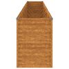 vidaXL Korotettu puutarhalaatikko 578x50x69 cm Corten-ter&auml;s