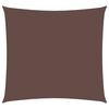 vidaXL Aurinkopurje Oxford-kangas neliö 4x4 m ruskea