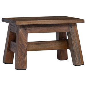 vidaXL Jakkara Luonnollinen 30 x 20 x 20 cm Mahogany-puu