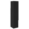 vidaXL Kulmakaappi Musta 32x32x140cm Tekninen puu