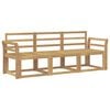 vidaXL Ulkosohvakokoelma 3 pcs valkoinen 194 x 63 x 73 cm