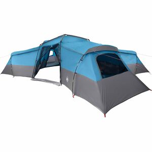 vidaXL Perhe Teltta 16 hengelle Vedenpit&auml;v&auml; Sininen taffeta