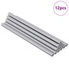 vidaXL Kierretty varsi 12 kpl Hopea 6 x 120 mm Ter&auml;s