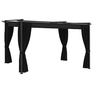 vidaXL Huvimaja 4x3 m antrasiitti