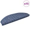 vidaXL Itseliimautuvat portaamatot 15 pcs Sininen 65 x 21 x 4 cm