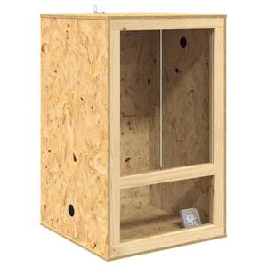 vidaXL Terrarium Ruskea 50 x 50 x 80 cm OSB