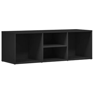 vidaXL Kenkien s&auml;ilytyspenkki musta 102x35x35 cm teknisest&auml; puusta