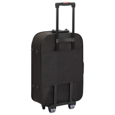vidaXL Pehmeäpintaiset matkalaukut 3 kpl ruskea Oxford kangas