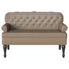 vidaXL Chesterfield Penkki Cappuccino 119,5 x 64,5 x 75 cm