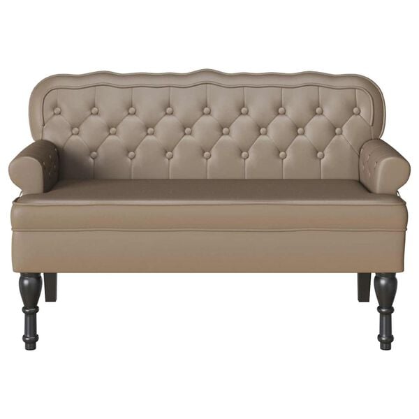 vidaXL Chesterfield Penkki Cappuccino 119,5 x 64,5 x 75 cm