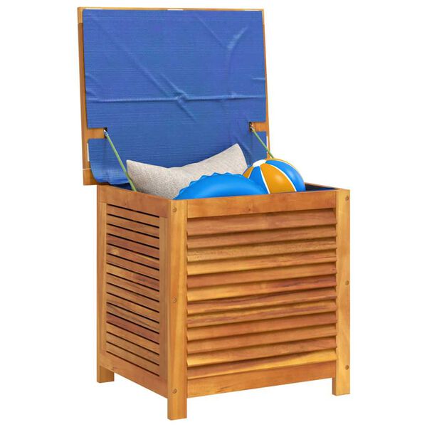 vidaXL Ulkosäilytyslaatikko säleiköllä 60x50x56 cm täysi akasiapuu