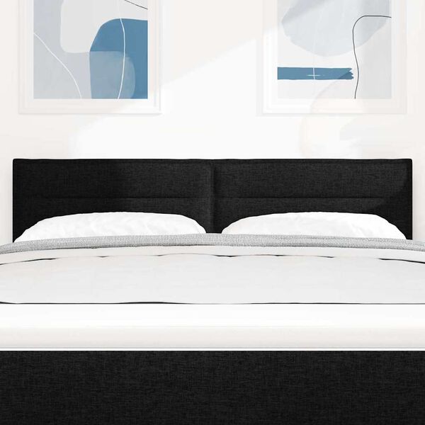 vidaXL LED-p&auml;&auml;ty LED -nauhavalot p&auml;&auml;tyll&auml; Musta 160 cm kangas