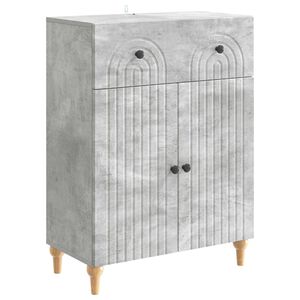 vidaXL Sivup&ouml;yt&auml; Betoninharmaa 66 x 34,5 x 90 cm Tekninen puu