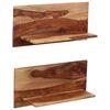 vidaXL Sein&auml;hyllyt 2 kpl 58x26x20 cm akaasiapuu