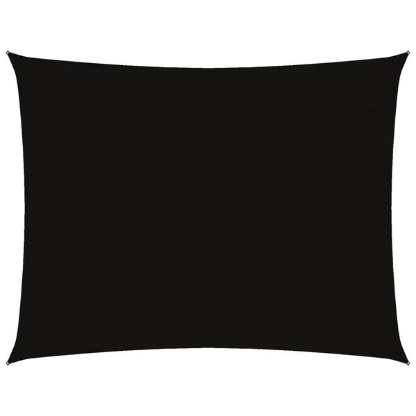 vidaXL Aurinkopurje Oxford-kangas suorakaide 2,5x4 m musta