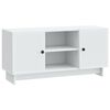 vidaXL TV-kaappi 102 x 34,5 x 50 cm valkoinen Tekninen puu