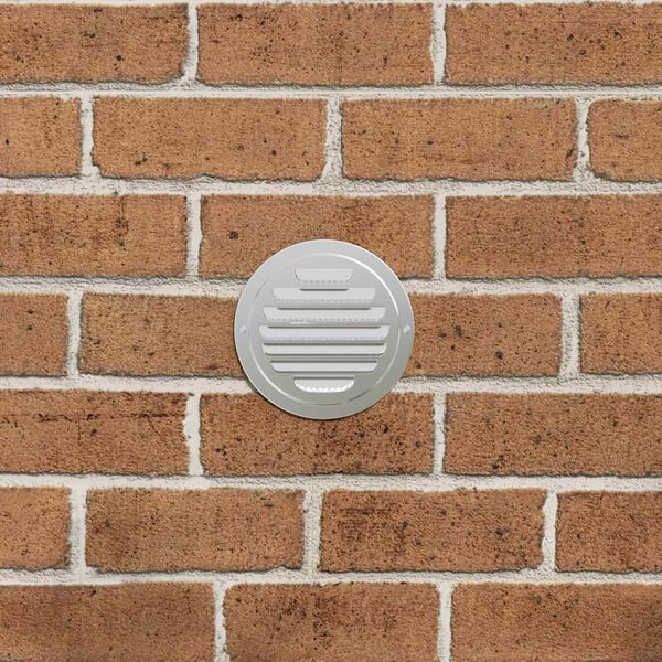 vidaXL Ilmanvaihtosuojaimet 4 pcs Hopea 80 mm Ruostumaton ter&auml;s